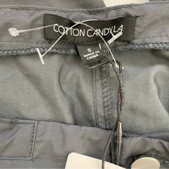 NWT Cotton Candy LA Cargo Pants Gray Size Small 90's Style Back to School - Picture 3 of 12